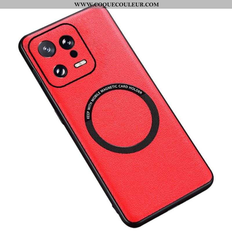 Coque Xiaomi 13 Pro Compatible MagSafe Style Cuir