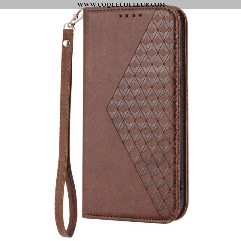 Flip Cover Xiaomi 13 Style Cuir Motif 3D