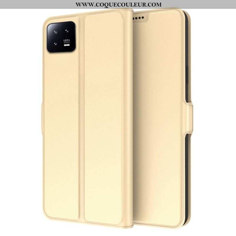 Housse Xiaomi 13 Effet Cuir Slim