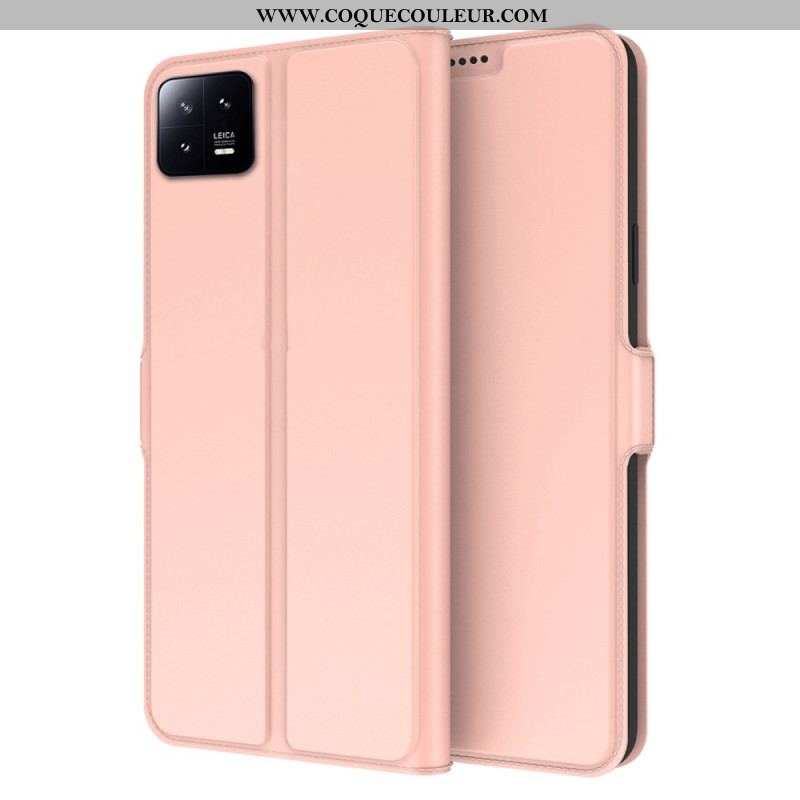 Housse Xiaomi 13 Effet Cuir Slim