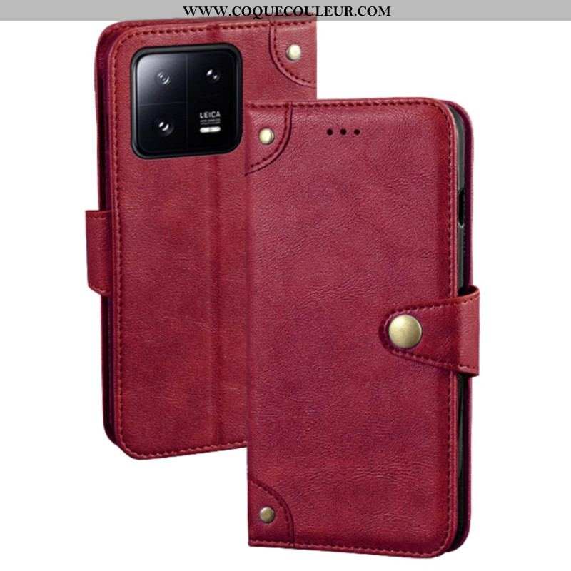 Housse Xiaomi 13 Bouton Magnétique