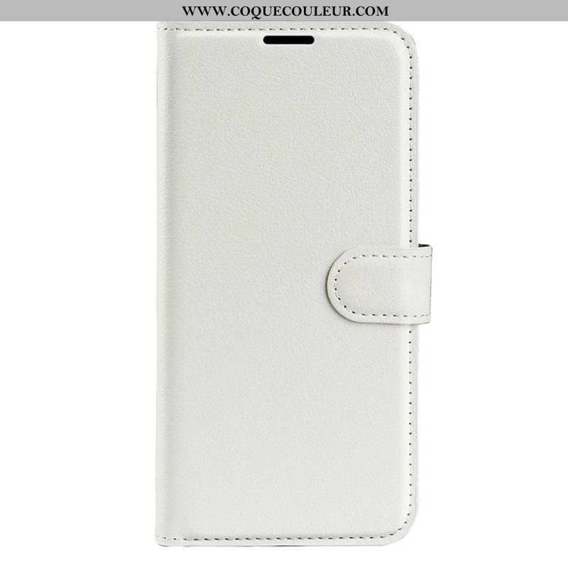 Housse Xiaomi 13 Simili Cuir Litchi Classique