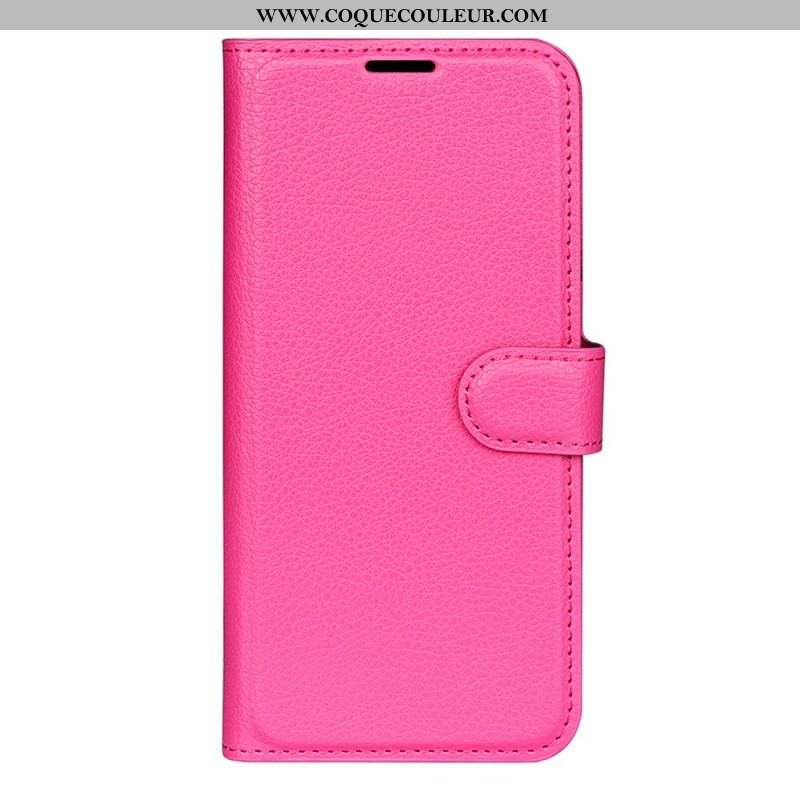 Housse Xiaomi 13 Simili Cuir Litchi Classique