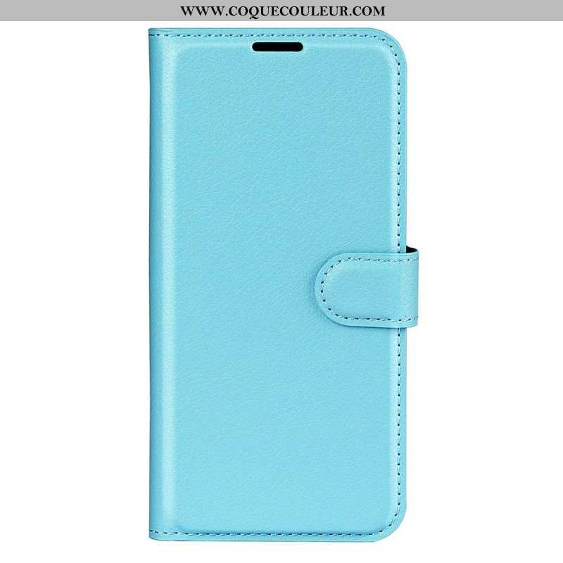 Housse Xiaomi 13 Simili Cuir Litchi Classique