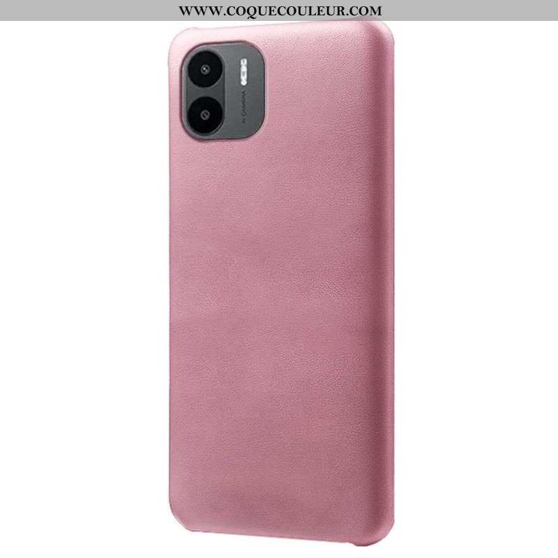 Coque Xiaomi Redmi A1 Effet Cuir KSQ