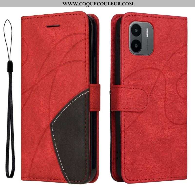 Housse Xiaomi Redmi A1 Simili Cuir Bicolore Signature