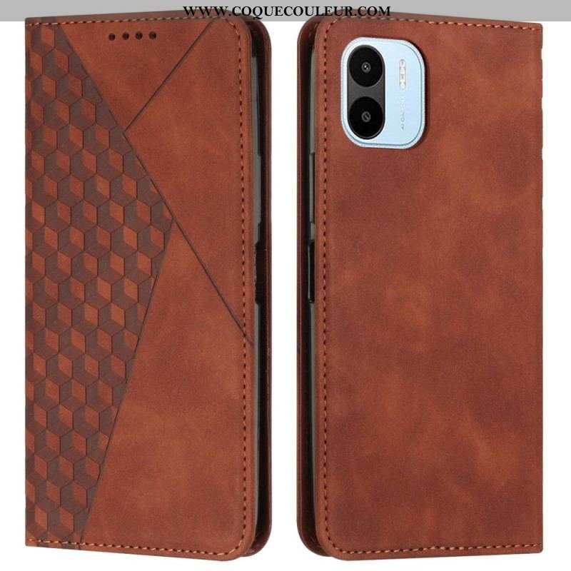 Flip Cover Xiaomi Redmi A1 Skin-Touch style Cubique