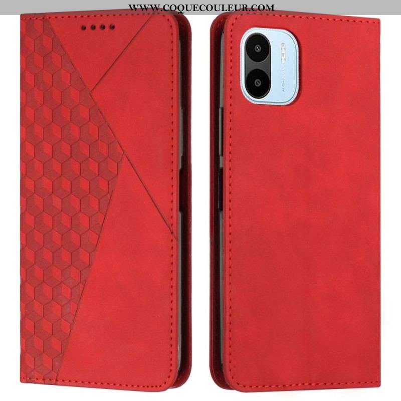 Flip Cover Xiaomi Redmi A1 Skin-Touch style Cubique