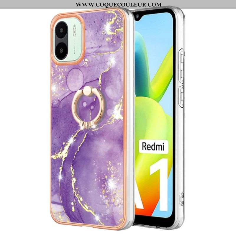 Coque Xiaomi Redmi A1 Marbre avec Anneau-Support