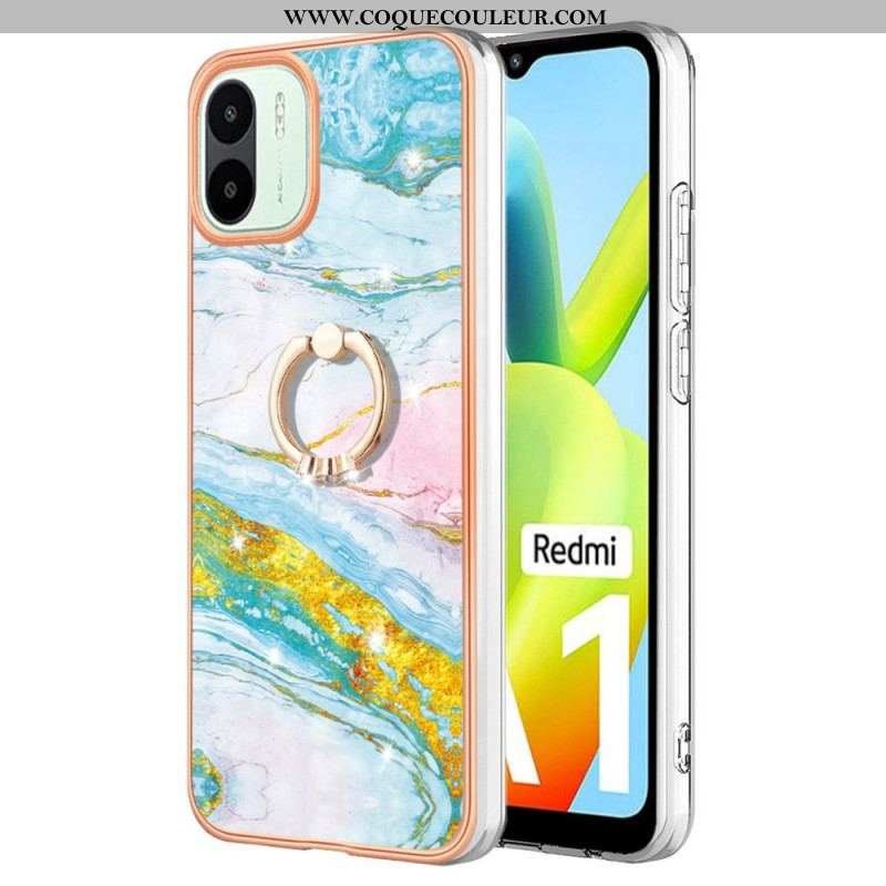 Coque Xiaomi Redmi A1 Marbre avec Anneau-Support