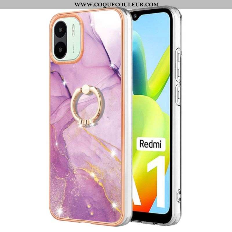 Coque Xiaomi Redmi A1 Marbre avec Anneau-Support