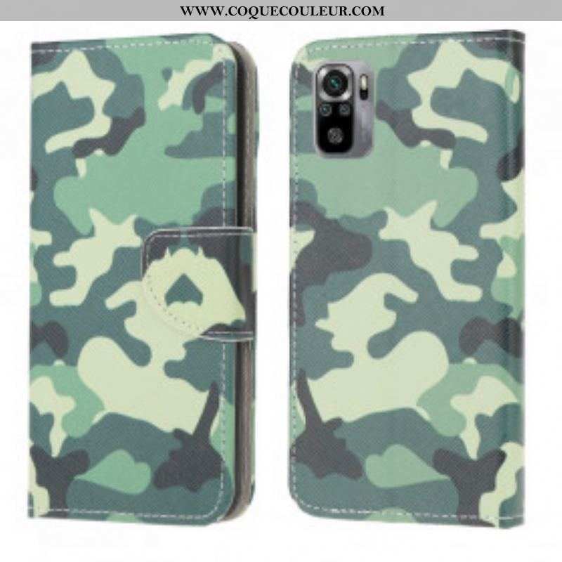 Housse Xiaomi Redmi Note 10/10S/Poco M5s Camouflage