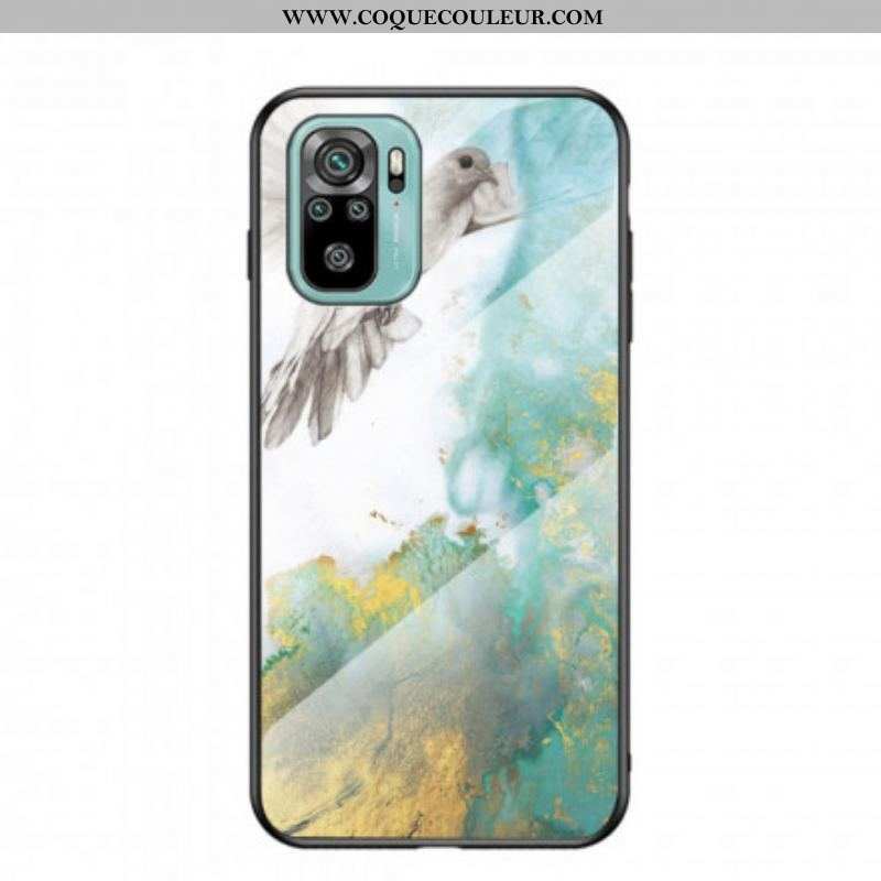 Coque Xiaomi Redmi Note 10/10S/Poco M5s Verre Trempé Marble Colors