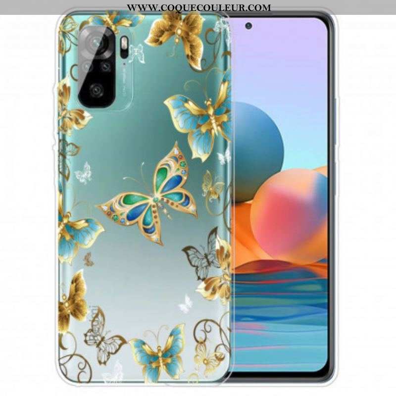 Coque Xiaomi Redmi Note 10/10S/Poco M5s Vol de Papillons