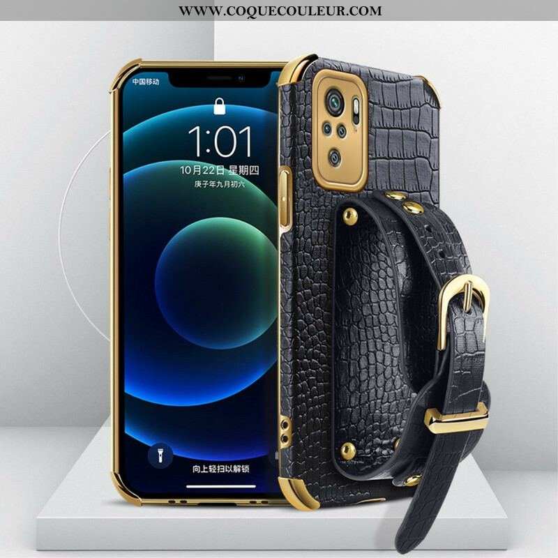 Coque Xiaomi Redmi Note 10/10S/Poco M5s Croco Bracelet