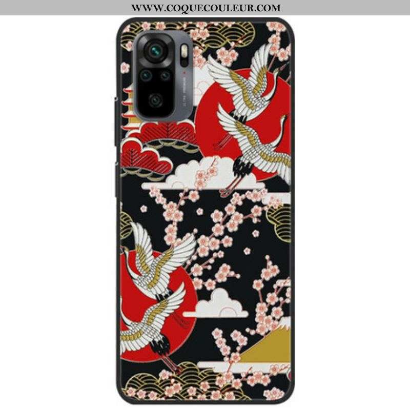 Coque Xiaomi Redmi Note 10/10S/Poco M5s Quatre Grues