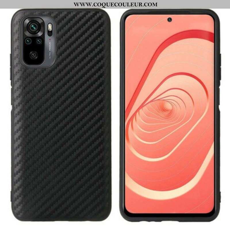 Coque Xiaomi Redmi Note 10/10S/Poco M5s Fibre Carbone