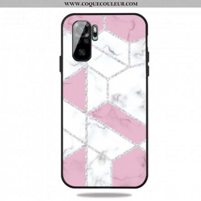 Coque Xiaomi Redmi Note 10/10S/Poco M5s Marbre Paillettes