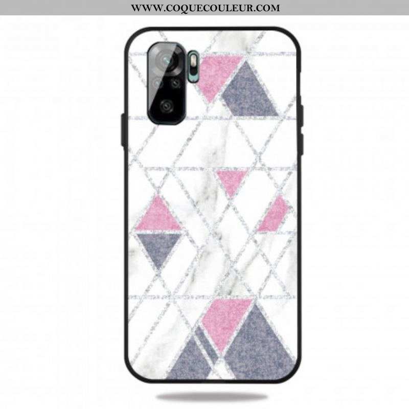 Coque Xiaomi Redmi Note 10/10S/Poco M5s Marbre Paillettes