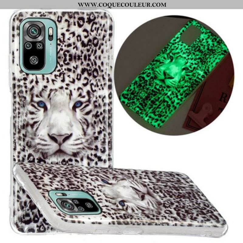 Coque Xiaomi Redmi Note 10/10S/Poco M5s Leopard Fluorescente