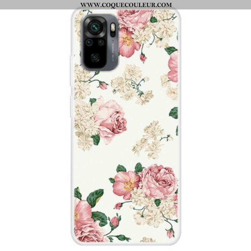 Coque Xiaomi Redmi Note 10/10S/Poco M5s Fleurs Liberty