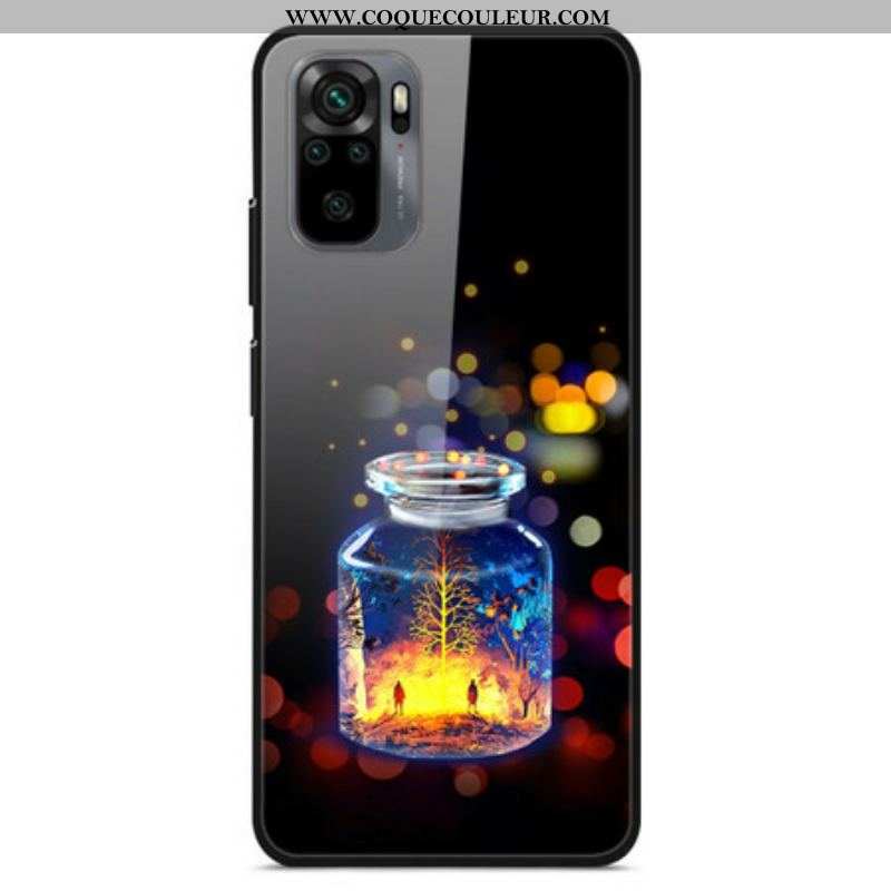 Coque Xiaomi Redmi Note 10 / Note 10s Verre Trempé Bouteille de Souhaits