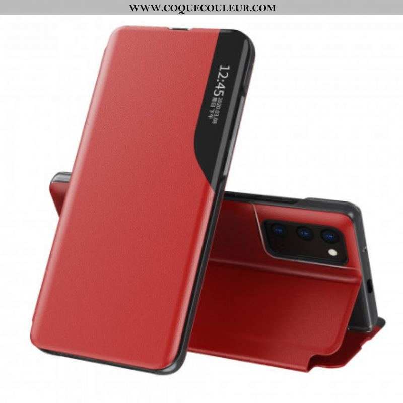 View Cover Xiaomi Redmi Note 10/10S/Poco M5s Effet Cuir