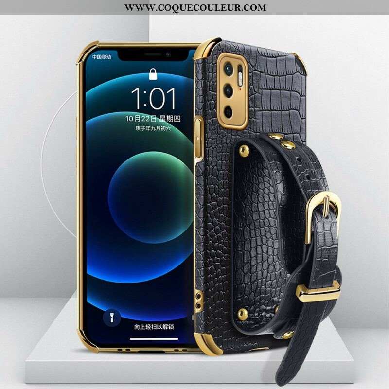 Coque Xiaomi Redmi Note 10 5G / Poco M3 Pro 5G Croco Bracelet