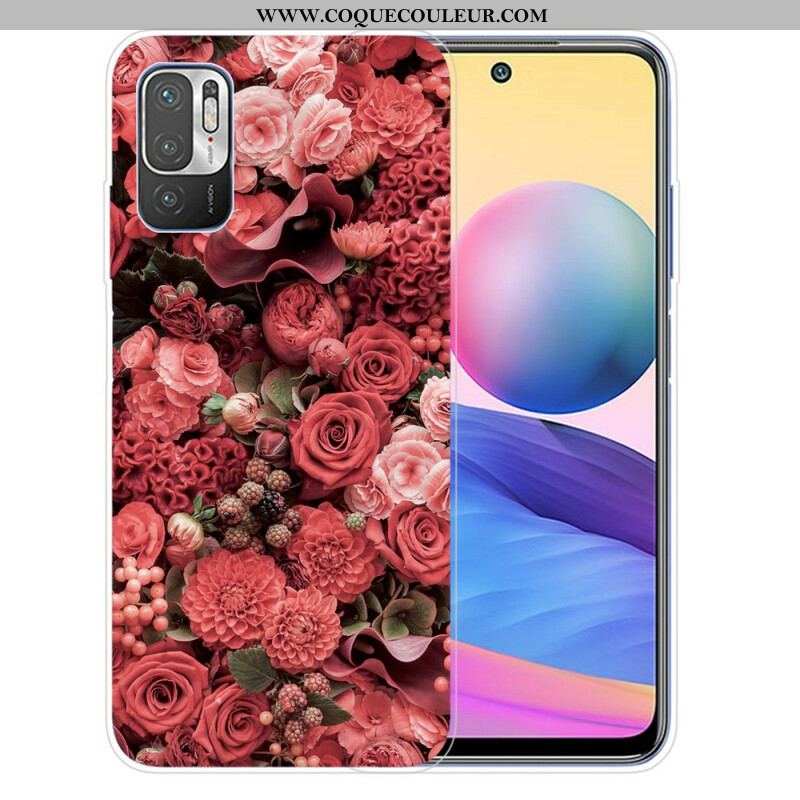 Coque Xiaomi Redmi Note 10 5G / Poco M3 Pro 5G Fleurs Intenses