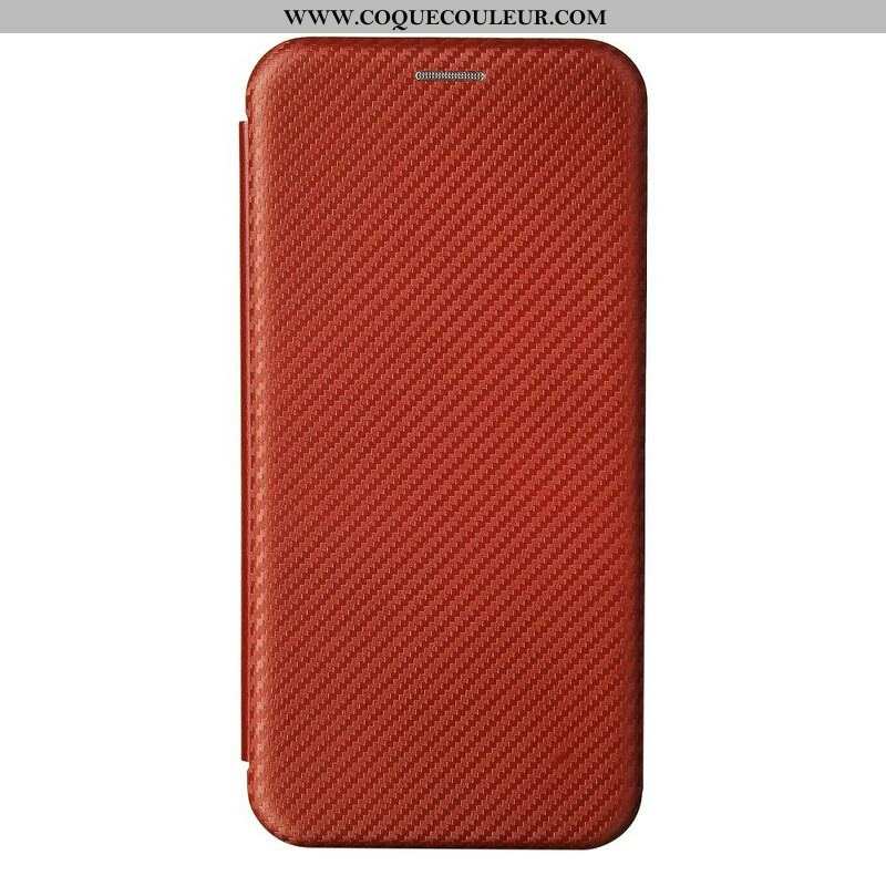 Flip Cover Xiaomi Redmi Note 10 5G / Poco M3 Pro 5G Fibre Carbone Coloré