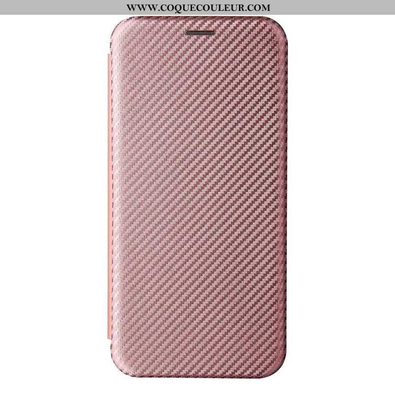 Flip Cover Xiaomi Redmi Note 10 5G / Poco M3 Pro 5G Fibre Carbone Coloré