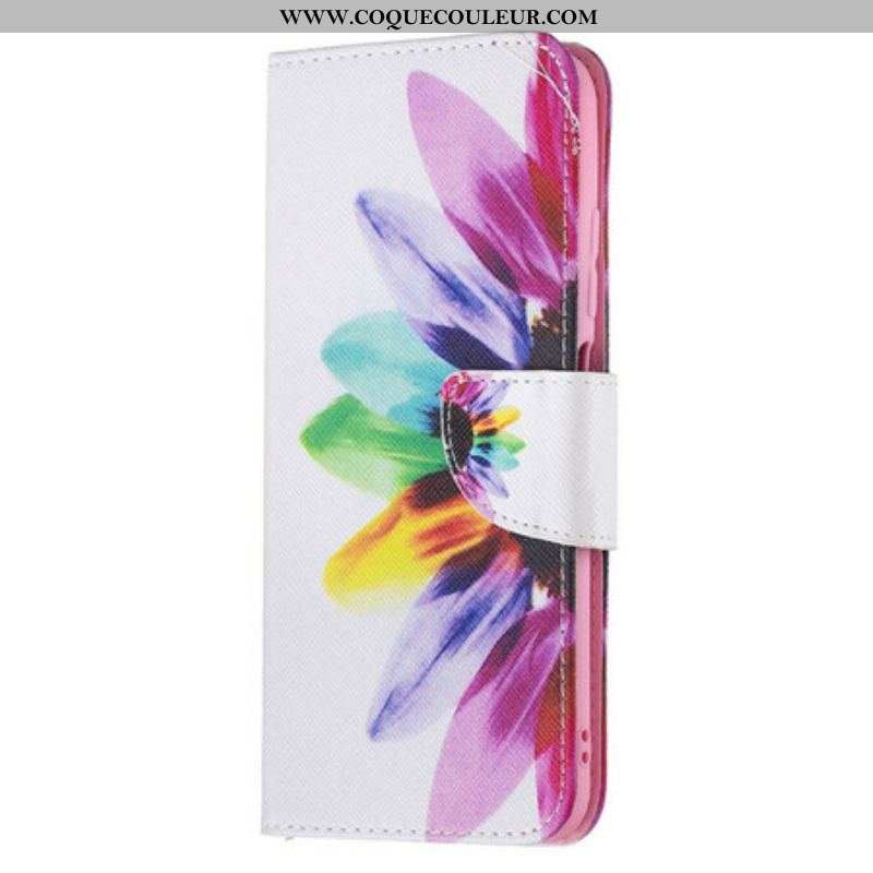 Housse Xiaomi Redmi Note 10 5G / Poco M3 Pro 5G Fleur Aquarelle