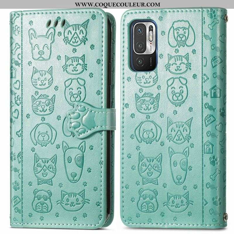 Housse Xiaomi Redmi Note 10 5G / Poco M3 Pro 5G Animaux Animés