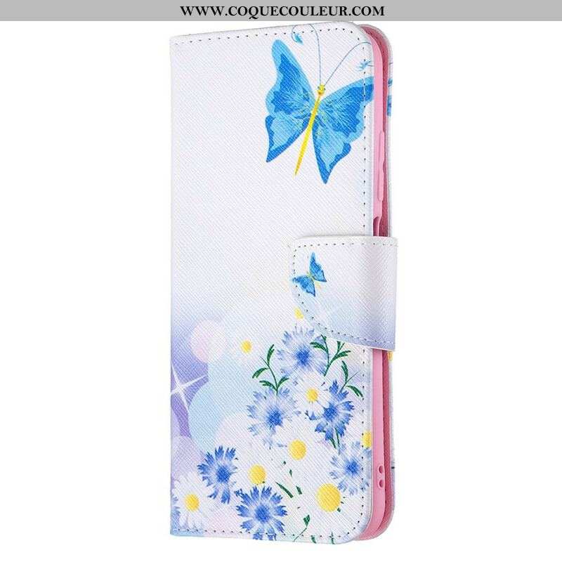 Housse Xiaomi Redmi Note 10 5G / Poco M3 Pro 5G Papillons et Fleurs