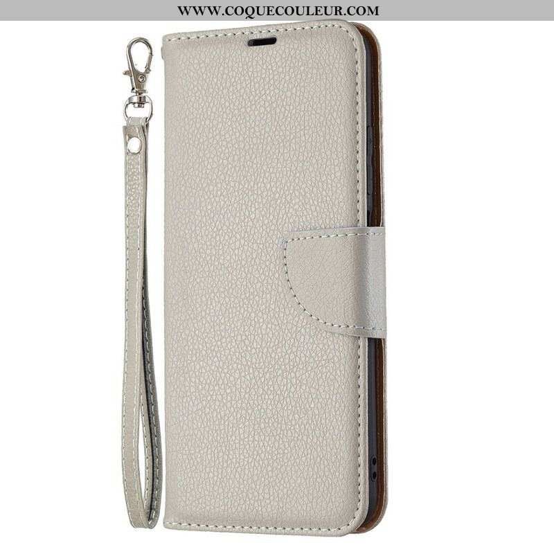 Housse Xiaomi Redmi Note 10 5G / Poco M3 Pro 5G Litchi Rabat Oblique
