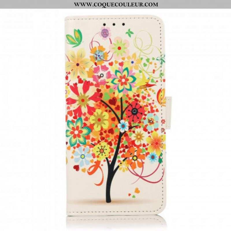 Housse Xiaomi Redmi Note 10 5G / Poco M3 Pro 5G Arbre Fleuri