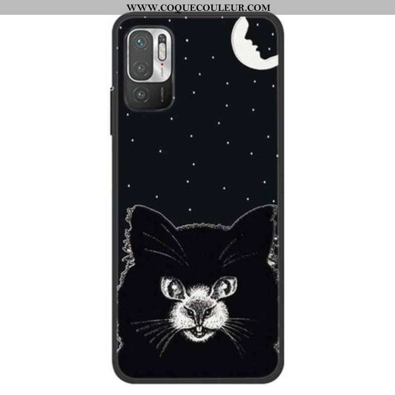 Coque Xiaomi Redmi Note 10 5G / Poco M3 Pro 5G Chat Noir