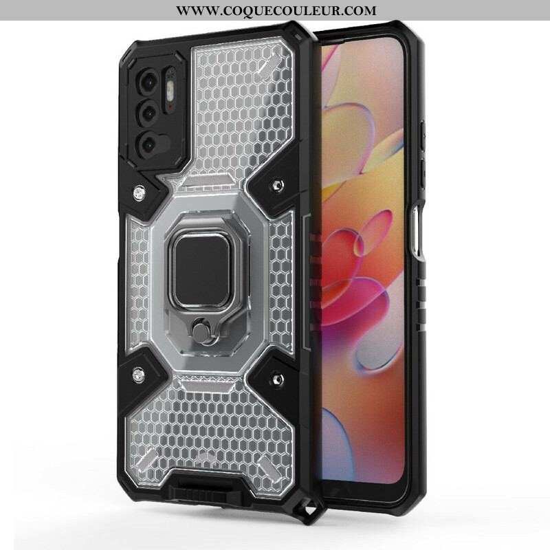 Coque Xiaomi Redmi Note 10 5G / Poco M3 Pro 5G Nid d'Abeille avec Anneau