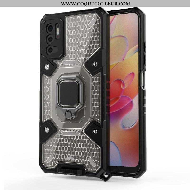 Coque Xiaomi Redmi Note 10 5G / Poco M3 Pro 5G Nid d'Abeille avec Anneau