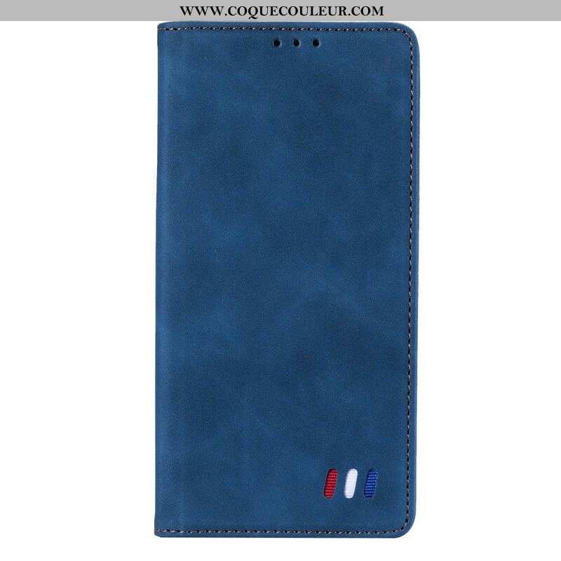 Flip Cover Xiaomi Redmi Note 10 5G / Poco M3 Pro 5G Style Cuir Tricolore