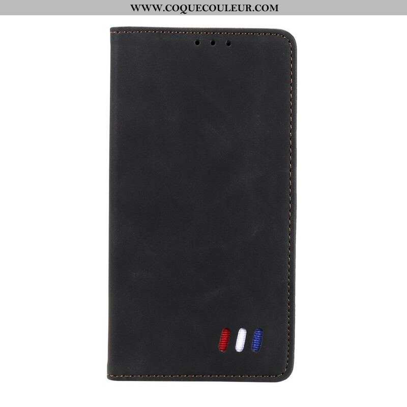 Flip Cover Xiaomi Redmi Note 10 5G / Poco M3 Pro 5G Style Cuir Tricolore