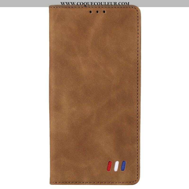 Flip Cover Xiaomi Redmi Note 10 5G / Poco M3 Pro 5G Style Cuir Tricolore