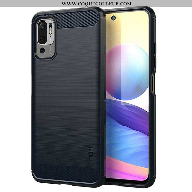 Coque Xiaomi Redmi Note 10 5G / Poco M3 Pro 5G Fibre Carbone Brossée MOFI