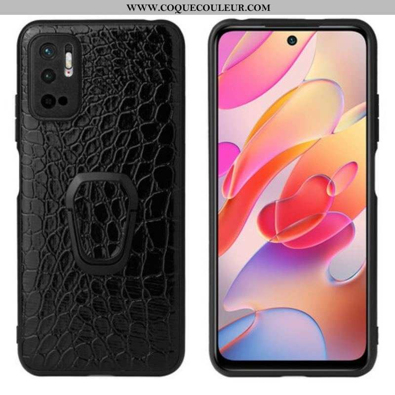 Coque Xiaomi Redmi Note 10 5G / Poco M3 Pro 5G Crocodile Anneau-Support