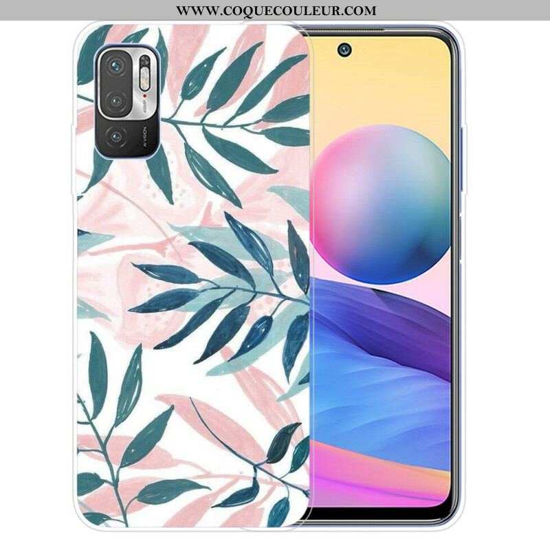 Coque Xiaomi Redmi Note 10 5G / Poco M3 Pro 5G Feuilles