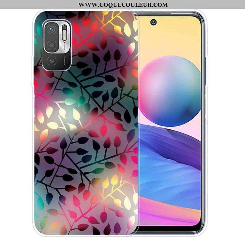 Coque Xiaomi Redmi Note 10 5G / Poco M3 Pro 5G Feuilles