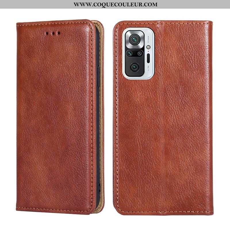 Flip Cover Xiaomi Redmi Note 10 Pro Style Cuir Vintage