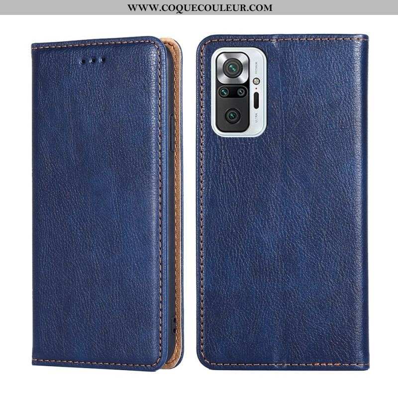 Flip Cover Xiaomi Redmi Note 10 Pro Style Cuir Vintage