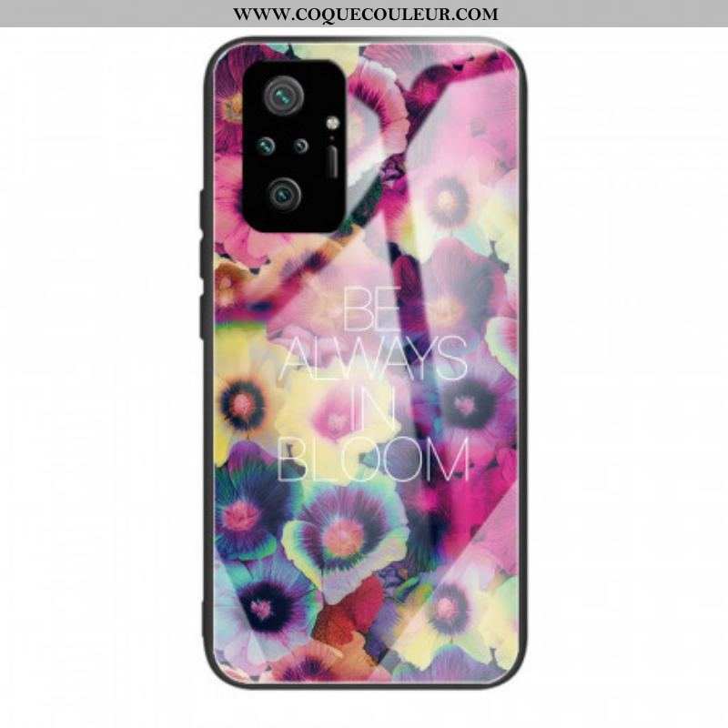 Coque Xiaomi Redmi Note 10 Pro Verre trempé Be Always in Bloom