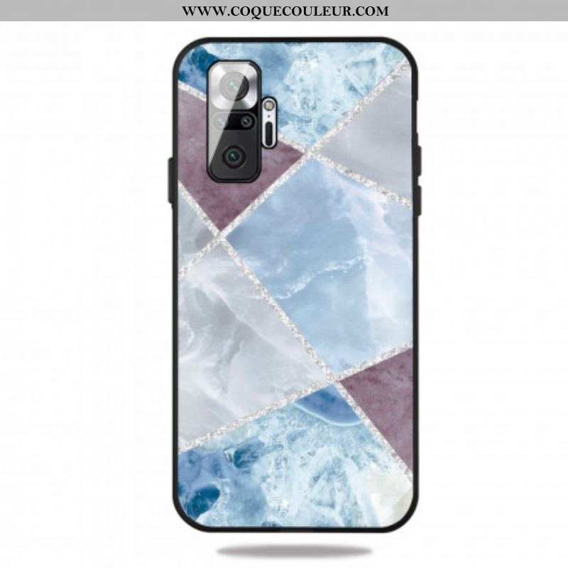 Coque Xiaomi Redmi Note 10 Pro Marbre Paillettes